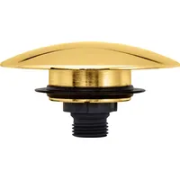 Duravit Ausstattungs-Set Push-open Ventil, Gold poliert