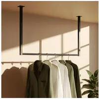 CLP Garderobenständer Fenton Schwarz