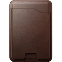 Nomad Leather Mag Wallet with Find My Tracking Brown