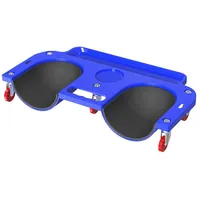 Relaxdays Knierollbrett mit Werkzeugablage