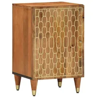 VidaXL Badschrank 38x33x58 cm Massivholz Mango