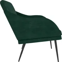 VidaXL Sitzbank Dunkelgrün 110x76x80 cm Samt