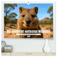 Calvendo Die vielleicht nettesten Wildtiere (hochwertiger Premium Wandkalender 2026