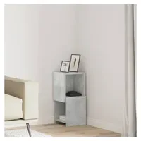 VidaXL Eckregal 25,5 x 25 x 55 cm Weiß