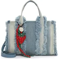 SURI FREY Kally Shopper Baumwolle/Synthetik Lightblue