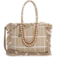 SURI FREY Cacey Shopper Baumwolle Beige/Sand