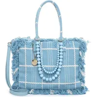 SURI FREY Cacey Shopper Baumwolle Lightblue