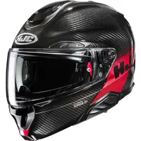 HJC Helmets RPHA 91 Carbon Schwarz/Rot XS