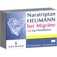 Heumann Naratriptan Heumann bei Migräne 2.5 mg Filmtabl. 2