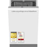 Exquisit EGSP52109-E-030E Geschirrspüler (freistehend, 448 mm, Silber)