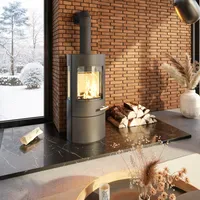 Haas + Sohn Vitus.l Stahl Schwarz/Abdeckplatte Warmhalteplatte