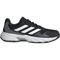 Adidas Courtjam Control 3 Tennis Shoes, core black-ftwr white/grey