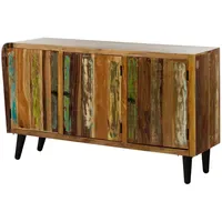 MASSIVMOEBEL24.DE Sideboard 150 x 86 x 45 cm Mehrfarbig