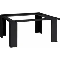 VidaXL Waschmaschinen-Podest Schwarz 64 x 55 x 32,5 cm