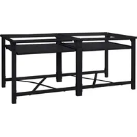VidaXL Waschmaschinen-Podest 2 Stk. Schwarz 120 x 56 x