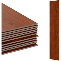 Relaxdays PVC Bodenbelag selbstklebend, 2,5m2/18 Stück, Holzoptik, Bad, Küche,