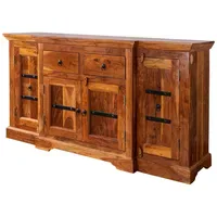 Massivmoebel24 Sideboard Akazie 160 x 85 x 45 cm