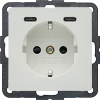 Berker Schuko-Steckdose 20W Polarweiß 1 St.