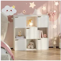 [en.casa] Kinderregal Ljunshund 90 x 90 x 30 cm