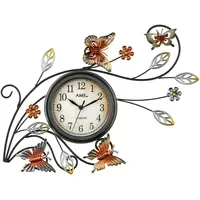 AMS Wanduhr 57,0 cm 9446 braun