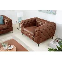 Riess-Ambiente Chesterfield Sessel MODERN BAROCK Mikrofaser 120 x 0