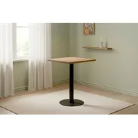 Ab:stil.art.moebel Bistrotisch 50 x 75 cm Akazie naturfarben/schwarz