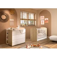 Galipette Babyzimmer-Komplettset GALIPETTE "BASILE SET N3 5 tlg", weiß,