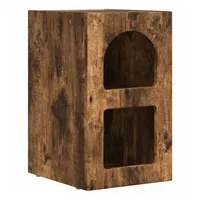 VidaXL Nachttisch Geräucherte Eiche 29,5 x 33,5 x 50
