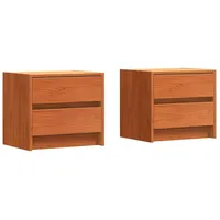 VidaXL Nachtschrank 40 x 30,5 x 35,5 cm Wachsbraun