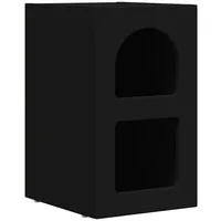 VidaXL Nachtschrank 29,5 x 33,5 x 50 cm Schwarz