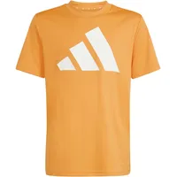 Adidas Train Essentials Big Logo T-Shirt, pure orange/white 7-8