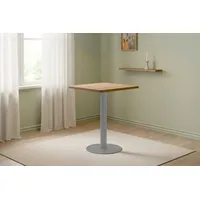 Sam Bistrotisch massiv Akazie naturfarben eckig Runde Kante 70