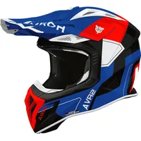 Airoh Aviator Ace 2 Shield, Motocrosshelm - Blau/Weiß/Schwarz/Rot /