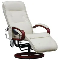 Berlinlodge Massagesessel Athene Leder 69 x 118 x 143