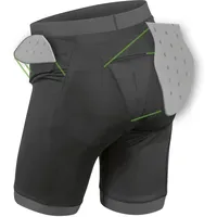 Komperdell Pro Short Skiprotektor Hose, Größe:M, Farbe:Black/Grey