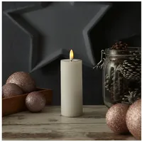 441 LED Kerze LINA 12,5 cm weiß