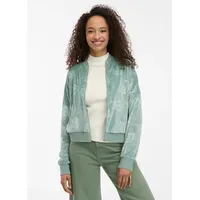 Ragwear Sweatjacke "DORON VELVET", Damen, Gr. L, dusty grün,