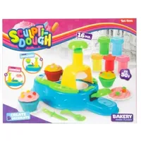 Toi-Toys SCULPTIDOUGH Knetset 5x Knete inkl. Zubehör