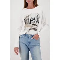 Monari Langarmshirt MONARI "Shirt City Druck", Damen, Gr. 38,