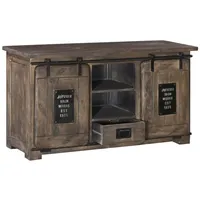 Massivmoebel24 Railway 128 x 70 x 45 cm grau