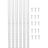 Vevor Regalpilaster, 923 mm, 8er-Pack, verstellbare Regalhalterungen aus Stahl,