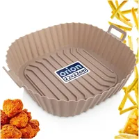 Orion Silikoneinsatz für Heißluftfritteuse 22 cm beige