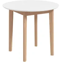 Homcom Ø 75 cm weiß