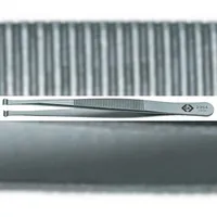 C.K MAGMA Bestückungspinzette, innen abgerundet, 115 mm