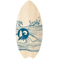F2 Skimboard Wood Surfer 90 cm rot