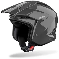 Airoh TRR II Jethelm, schwarz-grau, Größe 2XL für Männer