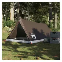 VidaXL Kuppelzelt Campingzelt Braun