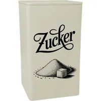 Speecheese Zucker Vintage VorratsDose grau 0,9 l