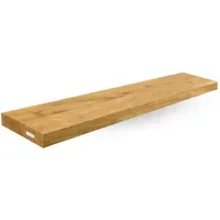 Holz4home Wandregal 100 x 0 x 0 cm Eiche