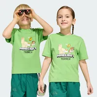 Adidas Minecraft Terrex Kurzarm-t-shirt - Semi Lucid Lime -